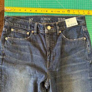 J Crew Slim Straight Jean 27 Western Wash NWT